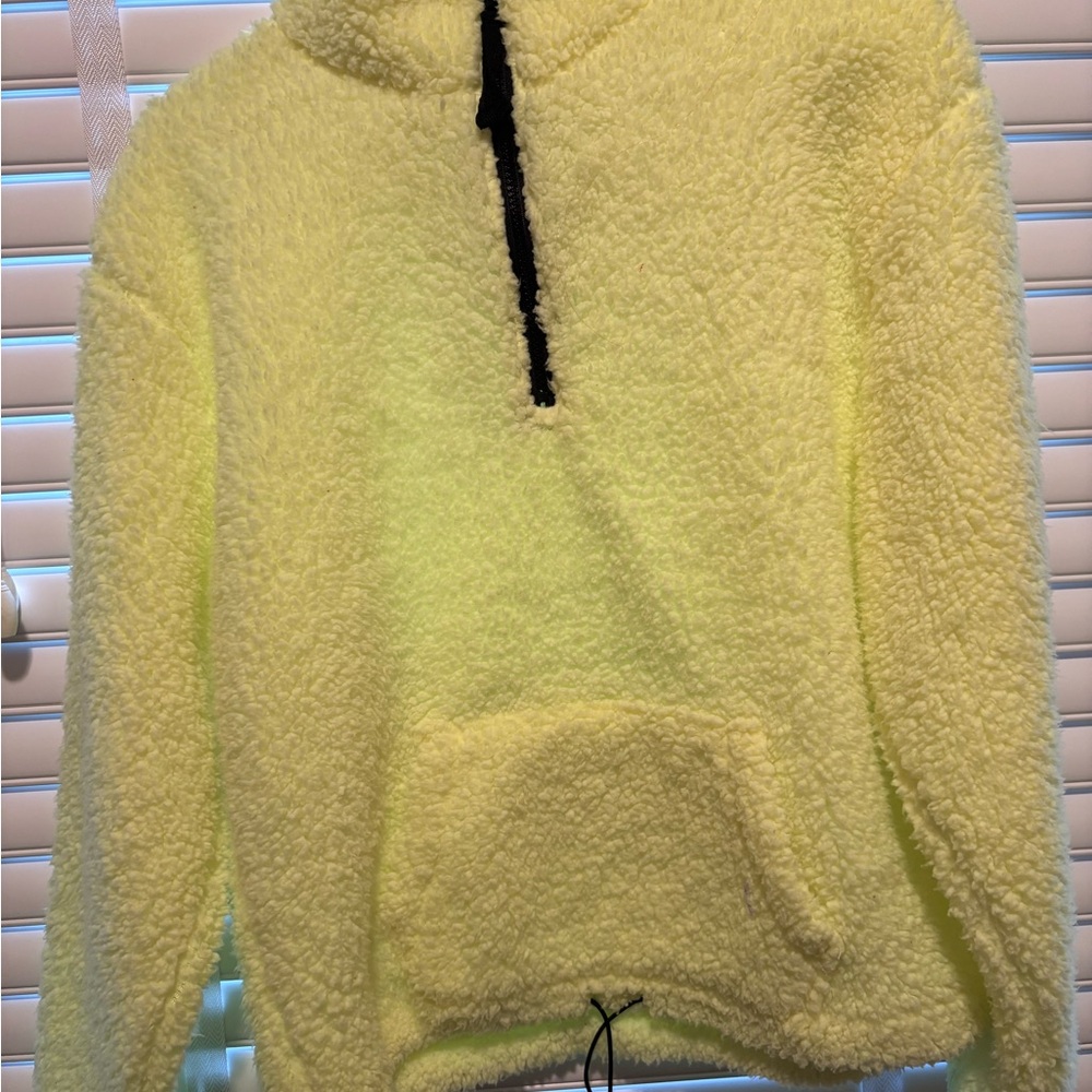 No Boundaries Yellow Fleece Hoodie
